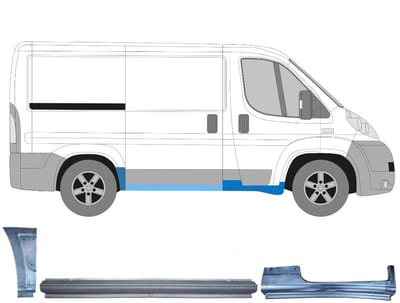 Reparatiepaneel set voor Fiat Ducato 2006-2025 / Rechts