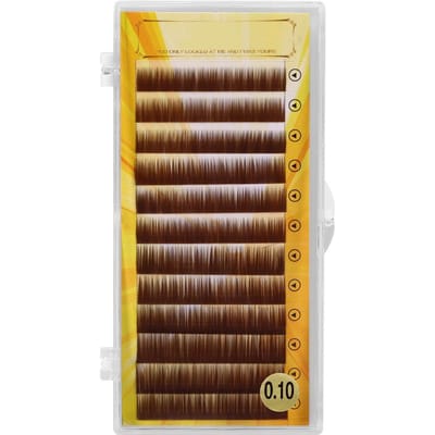 Gemengde Donkerbruine Nep Wenkbrauw Extensions Nep Wenkbrauw Versterker Individuele Wenkbrauwen 5 8mm beige