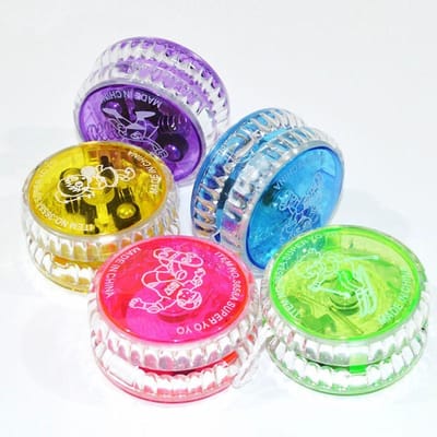 Kleurrijk Cadeau Lichtgevend Hand-Oog Ontwikkeling Led Knipperend Klassiek Yoyo
