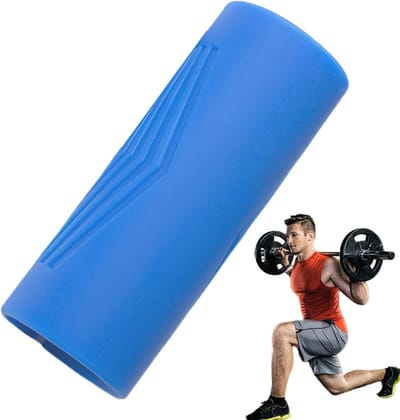 Haltergrepen - Gewichthefgrepen Bar - Kracht Training - Verbeterde Grip - 16.6 cm - Blauw