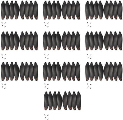 Drone Propellers - Vervangende Bladen - Vliegplezier Herstellen - Eenvoudige Installatie - 8 Stuks - Zwart