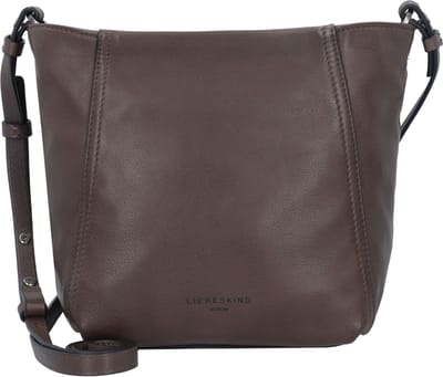 LIEBESKIND BERLIN Leren Schoudertas Chudy Sheep Natural Hobo Bag Light Truffel Donkerbruin