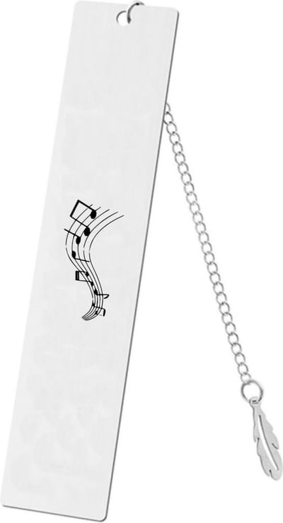 Akyol - muzieknoot boekenlegger - Muzieknoot - muzieknoten - zingen - instrument - leuk kado voor iemand die van muziek houd