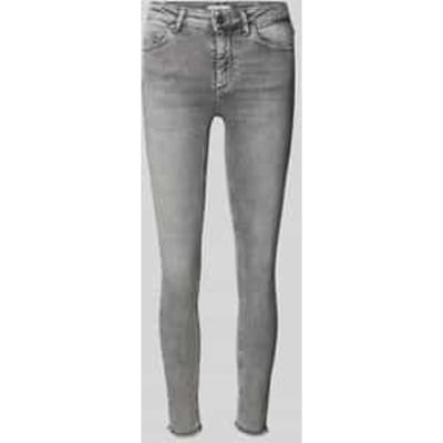Only grijze dames jeans   Blush   Regular waist   Rinsewash wassing   Skinny Fit   5-Pocket zakken   Knoop- en ritssluiting   Regular waist Grijs M/30