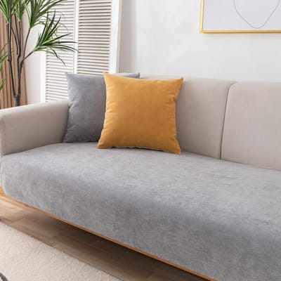 Moderne Effen Kleur Bankhoes Waterdichte Bankmat Urinebarrière Anti Kattenkrab Bank Huisdier Chenille Antislip Stof Stofdicht 40x40cm 1pcs