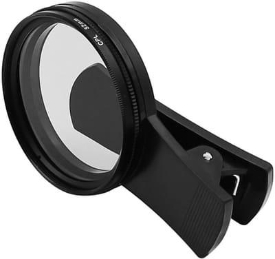 Allecto - Clip-on CPL Filter - Professionele Smartphone Foto's - 52mm - Hoogwaardige Beeldkwaliteit - Voor Fotografie - Voor Smartphone - Geschikt