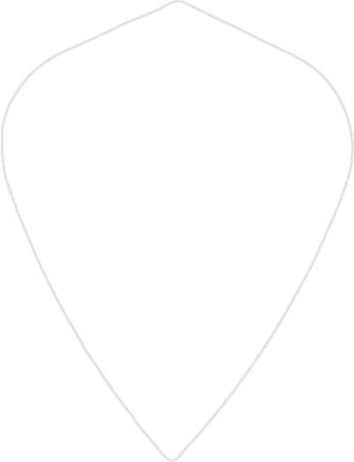 Poly Kite White - Dart Flights