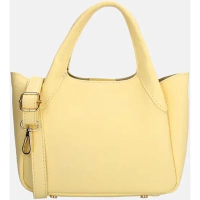 Charm London handtas zachtgeel