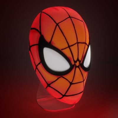 Spider-Man Mask Light – officieel gelicentieerde Disney merchandise, bureaulamp of wandlamp van Marvel, USB-gevoed, cadeau voor Multiverse-fans – Paladone
