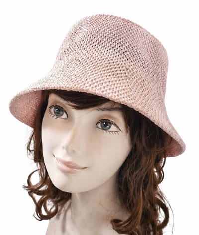 Mooie Dames gehaakte zonnehoed Roze - Bucket hat UV bestendig HOED (UPF50+) - Gehaakte , licht -Vouwbaar - Verstelbaar 56-60 cm| Fietsen| Strand| Vakantie| Varen | Zeilen| Paardensport| Wandelen| Cadeau Moederdag
