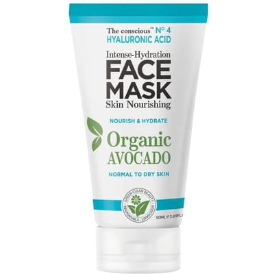 Biovene, The Conscious No.4, Avocado, Intense Hydratatie, Crème Masker, Voor Gezicht, 50 ml