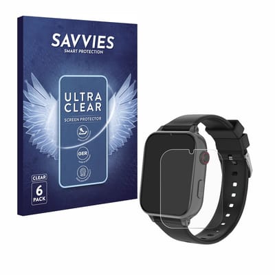 Savvies - Screenprotector voor Alutoria A22 - Folie Beschermfolie transparant 6 Stuks