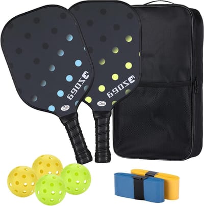 Pickleball Rackets Set - Pickleball Paddles - Sport Spelen - USAPA Goedgekeurd - 39 x 19.5 cm - Niet gespecificeerd
