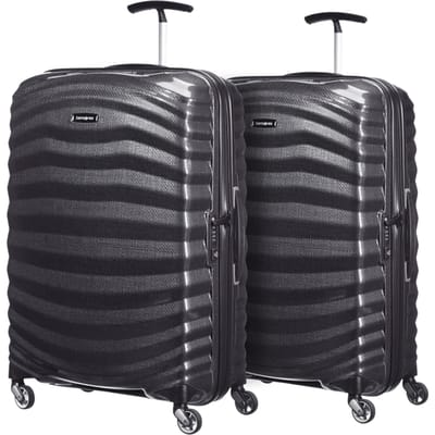 Samsonite Lite-Shock Spinner 69cm Duo Pack Black