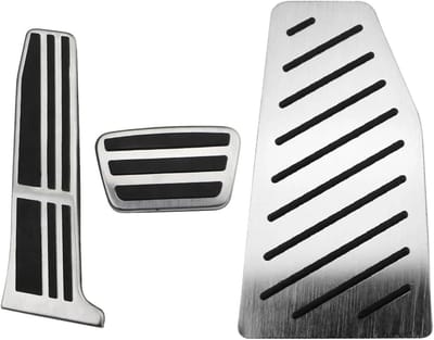 Pedaal Covers - Remsteun Pedaalmat - Veiliger Rijden - Antislip Oppervlak - Standaard Maat - Zwart
