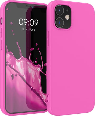 kwmobile telefoonhoesje geschikt voor Apple iPhone 12 / iPhone 12 Pro - Hoesje voor smartphone - Back cover in magenta