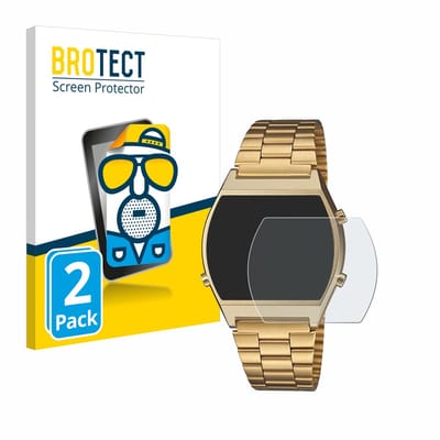 BROTECT - Screenprotector voor Casio Retro B640WB - Folie Beschermfolie matte 2 Stuks
