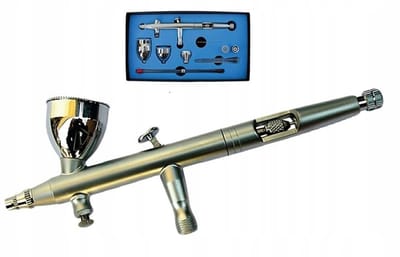 Adler Aerograaf AD-7790 - Precisiespuitpistool met 0,2/0,3 mm spuitmonden