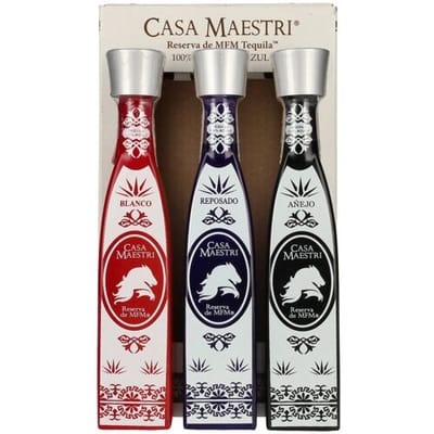 Casa Maestri MFM Tequila Gift Set 40% Vol. 3x0,1l