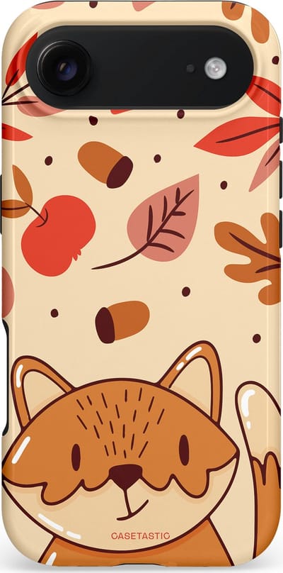 Casetastic hoesje geschikt voor Apple iPhone Air - MagSafe - Dubbellaagse bescherming - Boskat op avontuur - Fashion Case - Zand Terracotta Rood