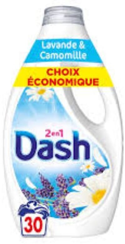 Dash 2in1 Vloeibaar Wasmiddel Lavendel & Kamille 30 Wasbeurten