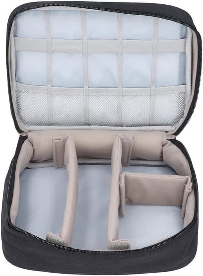 Draagtas Koffiemachine - Reis Organizer - Veilige Opslag - Versterkte Stiksels - 25 x 19 x 10 cm - Zwart
