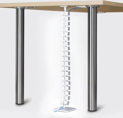 Kabelgoot bureau - Kabelgeleider  Kabelgeleider bureau - Kabel organiser - Kabelslang - Bureauhoogte tot 1260 mm- Kabelgoot cm - Kabelgoot