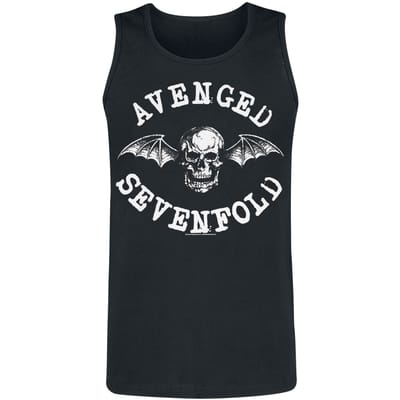 Avenged Sevenfold Tanktop - Skull Logo - S tot 3XL - voor Mannen - zwart