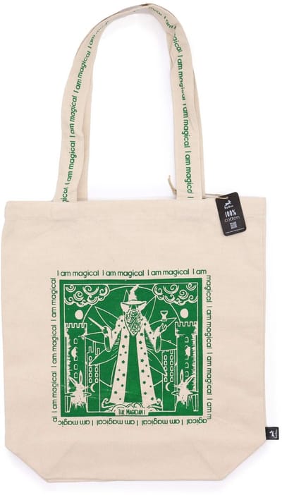 Hop Hare Tote Bag - I am Magical - Katoenen Tarot Tas 39x42x13 - Ik ben Magisch