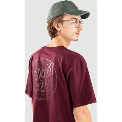 Santa Cruz Topo Dot T-Shirt rood