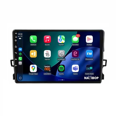 Geschikt voor Toyota Auris (2006 t/m 2012) | 9 inch Android 15.0 CarPlay autoradio | Draadloos CarPlay & Android Auto | 2GB RAM + 32GB | Mic, Camera (AHD) & DAB+ | Bluetooth & WiFi | NAVIBOP NB-1575 | Bouwjaar 2006 t/m 2012