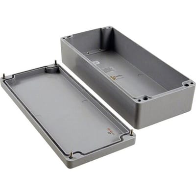 Hammond Electronics 1590ZGRP163 Universele behuizing 360 x 160 x 90 Polyester Grijs 1 stuk(s)