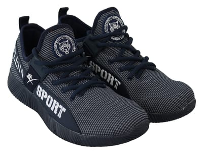 Plein Sport Heren Blauw Indaco Polyester Carter Sneakers Schoenen