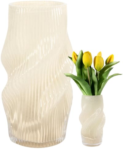 Vaas – Handgemaakte Decoratieve Vaas, Elegant Design voor Bloemen, Geschikt voor Tafel, Woonkamer en Kantoor, Perfect voor Rozen en Tulpen