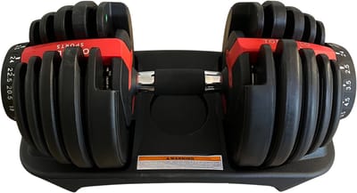 Tornello Sports 2x 24 kg Verstelbare Dumbbell – Eén halter, eindeloze mogelijkheden