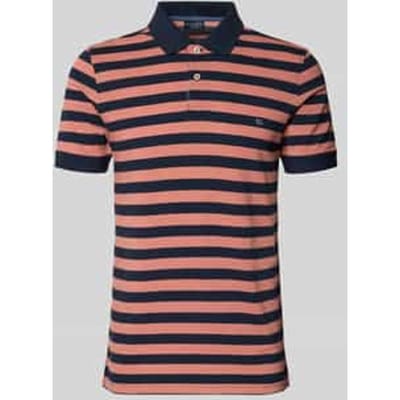 modern fit poloshirt met logo-stitching