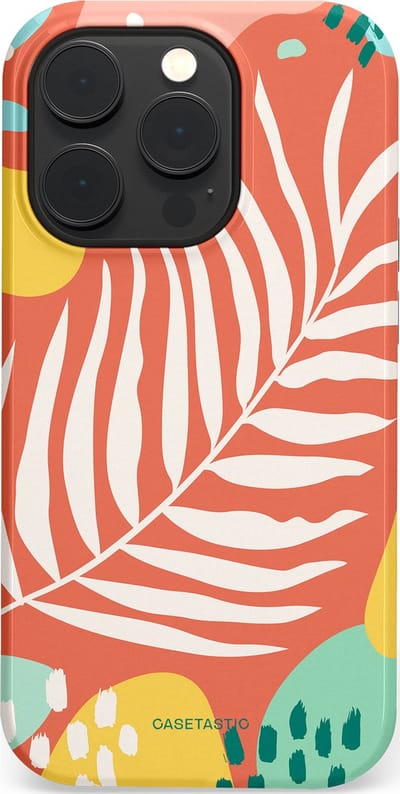 Casetastic Hoesje Geschikt voor Apple iPhone 14 Pro Magsafe - Stijlvolle Beschermende Duo-layer Case - Zomeravond