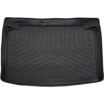 Tapis de coffre - TPE - Golf IV - 1997-2002 - Imperméable - Anti-dérapant - Noir noir