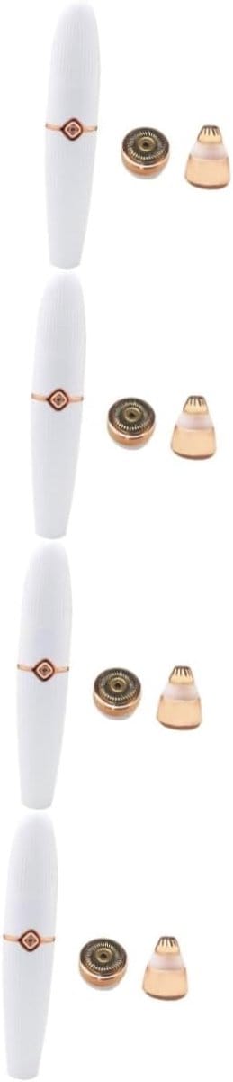 Dames Haartondeuse - Epilator Wenkbrauwtrimmer - Pijnloos Ontharen - Lichtgewicht Draagbaar - 13.5 x 2.6 cm - Wit