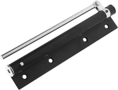 Automatische Deurdranger - Scharnier Deurstop - Zachte Deur Sluiting - Roestvrij Staal - 18.8 cm Lengte - Zwart
