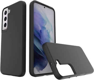 Dun TPU Hoesje Zwart Geschikt voor Samsung Galaxy S22 | Back Cover Matte Zwart | Flexibel | Lichtgewicht | Ultra Dun