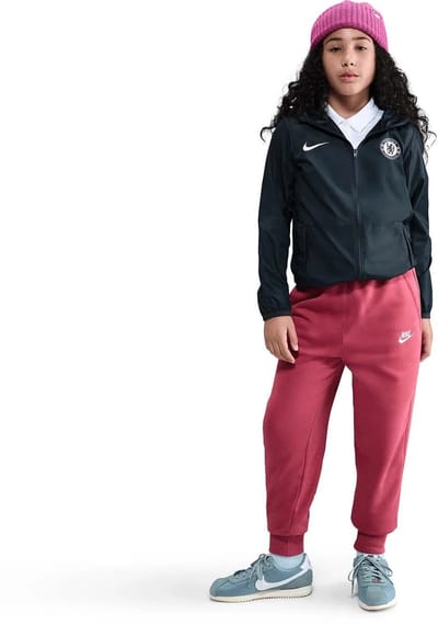 NIKE - sportswear club fleece big kid pants - Sport joggingbroek meisjes - Rood