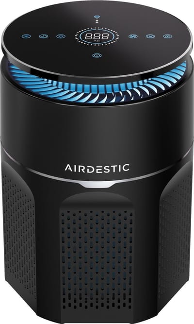 Airdestic Airwave Luchtreiniger - Air Purifier - Hepa 13 Filter – CADR 275 m³/h - Luchtreinigers – Luchtfilter – Effectief Tegen Huisstofmijt, Stof, Hooikoorts En Meer – App