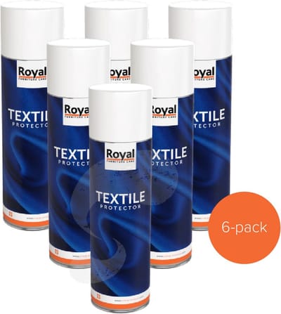 Oranje Furniture Care Textiel Protector Spray - 500 ml - Oranje – 6 spuitbussen