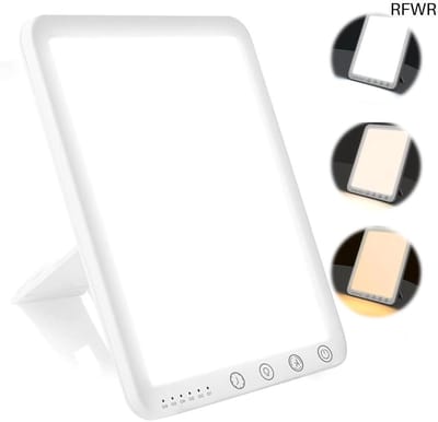 RFWR® Lichttherapielamp 15000 lux met 3 kleurtemperaturen en 5 helderheidsniveaus