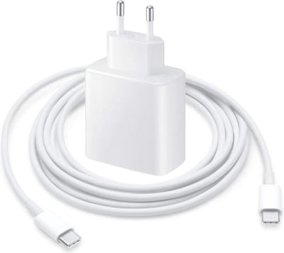 45W USB C Power Adapter met USB C naar USB C Kabel - 3 meter