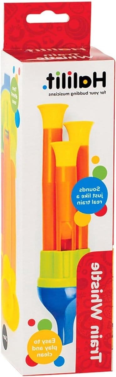Kinder Treinfluit - Muziek Speelgoed - Muzikale Educatie - Drie Verschillende Tonen - 22 cm - Meerkleurig