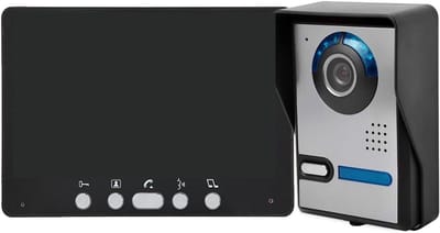 Video Deurtelefoon - Intercom Systeem - Veilig Thuis - Nachtzicht Functie - 7 Inch Scherm - Zilver