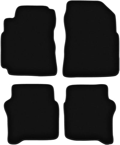 BASIC zwarte veloursmatten voor: Nissan Primera P12 stationwagen, sedan, liftback (2001-2007)