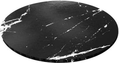 Simply Making Matt Masonite Board Rond Zwart Marmer 30cm
